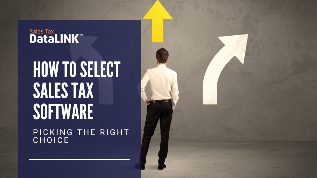 how to select sales tax software