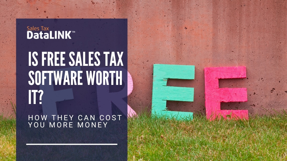 is free sales tax software worth it