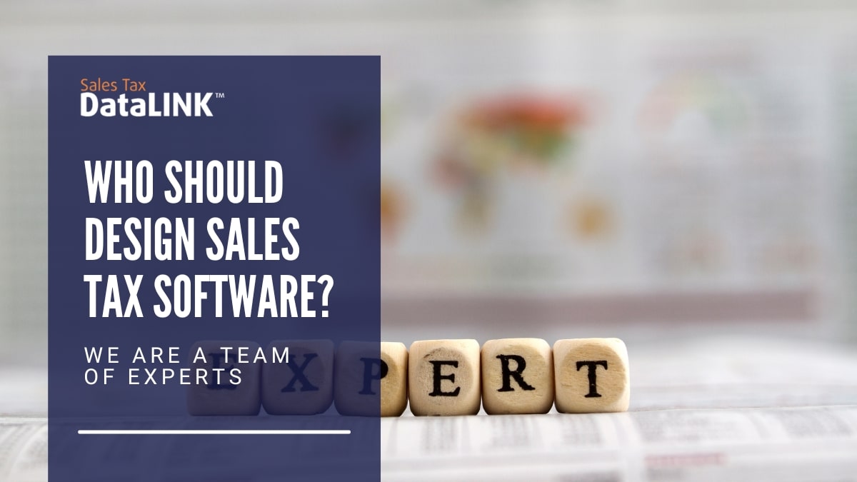 who should design sales tax software
