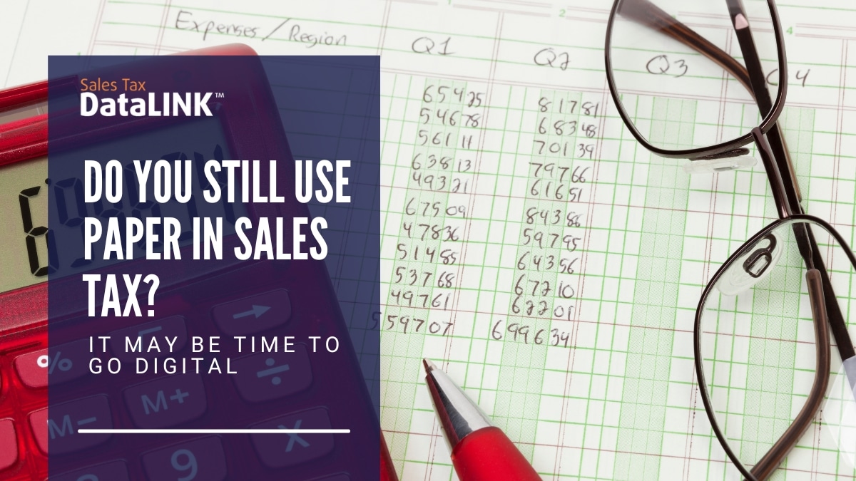 do you still use paper in sales