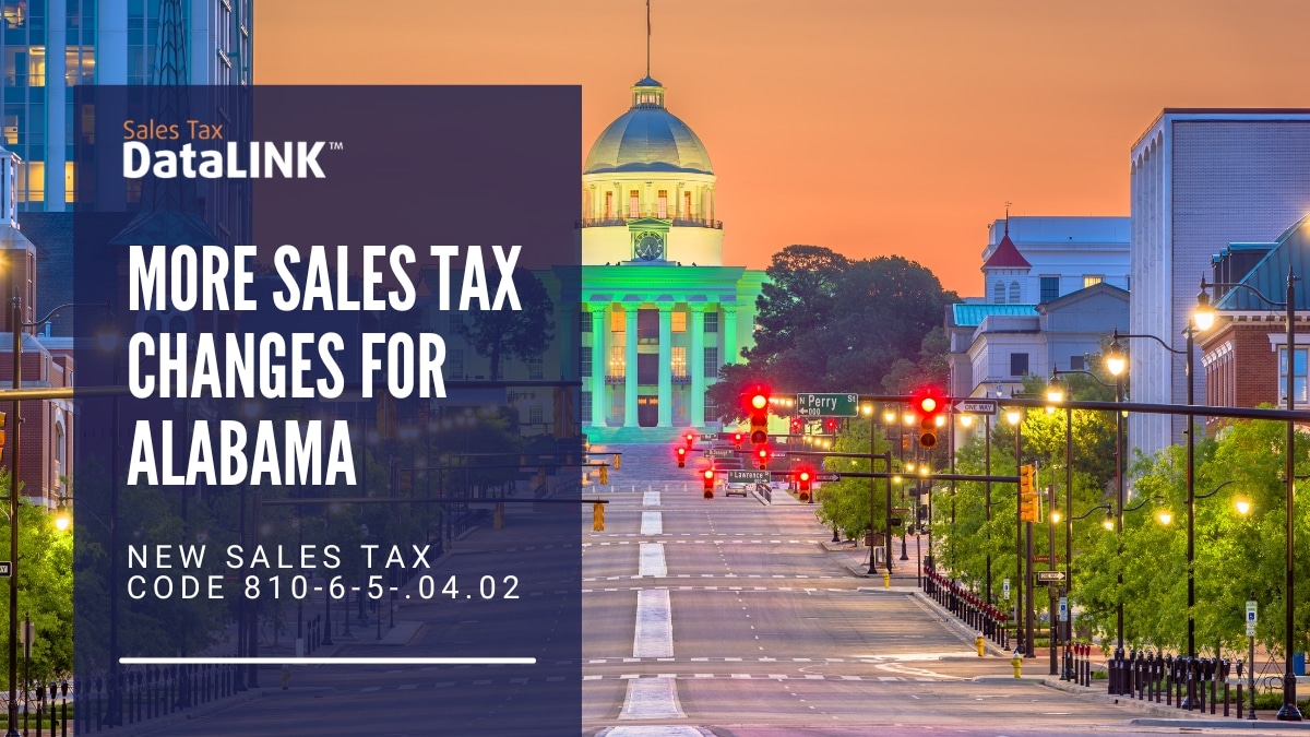 more sales tax changes for alabama
