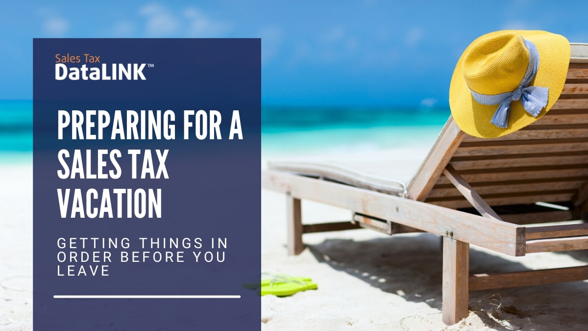 preparing for a sales tax vacation