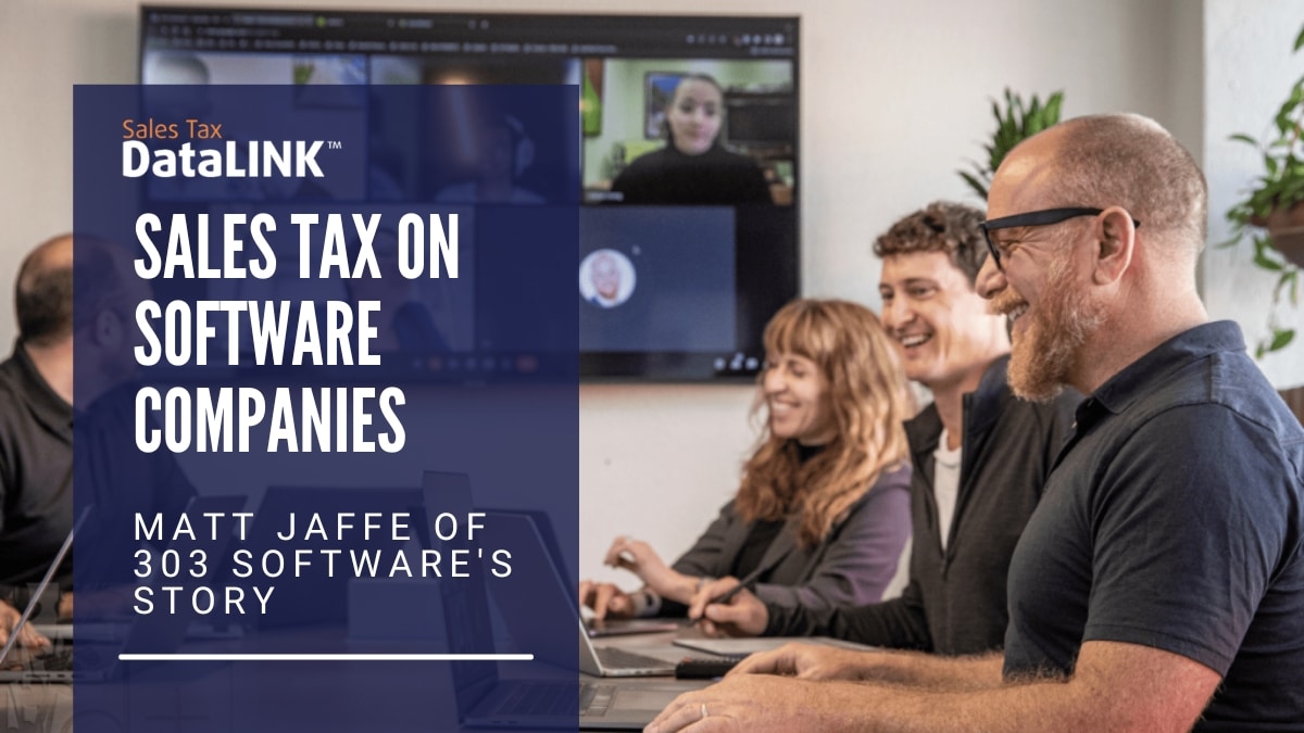 sales tax on software companies