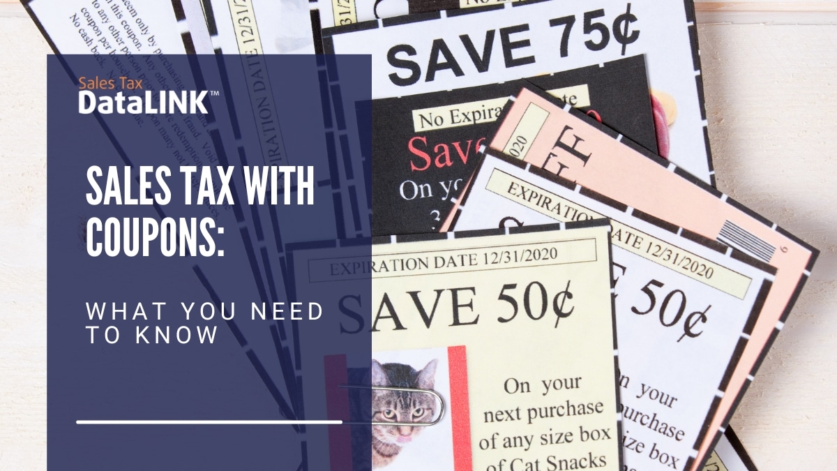 sales tax with coupons
