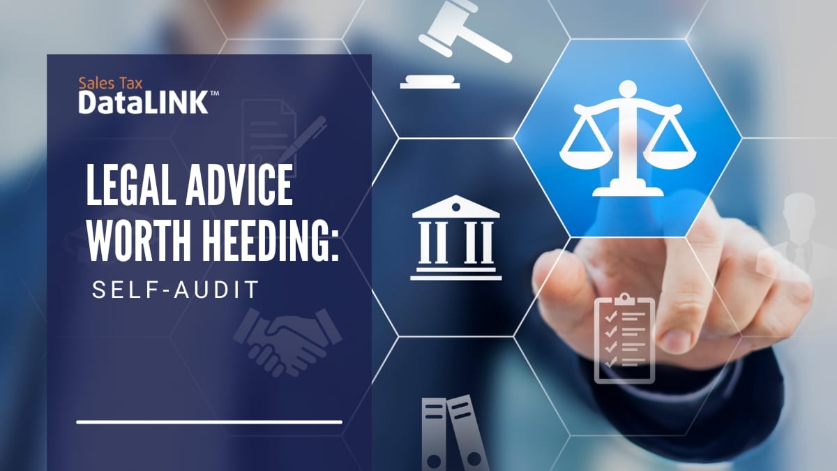 legal advice worth heeding self audit