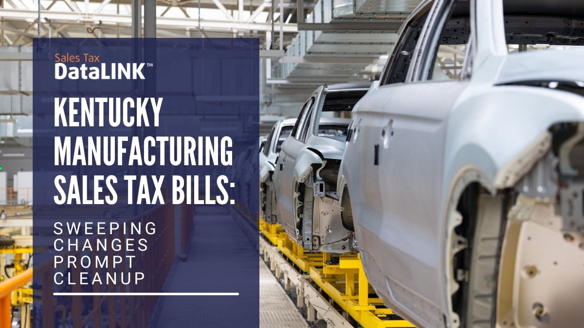 kentucky manufacturing sales tax bills