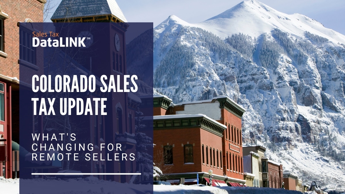 colorado sales tax update