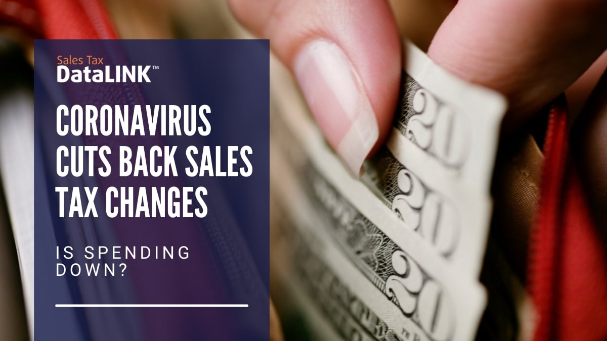 coronavirus cuts back sales tax changes