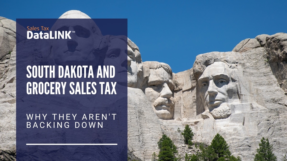 South Dakota and Grocery Sales Tax