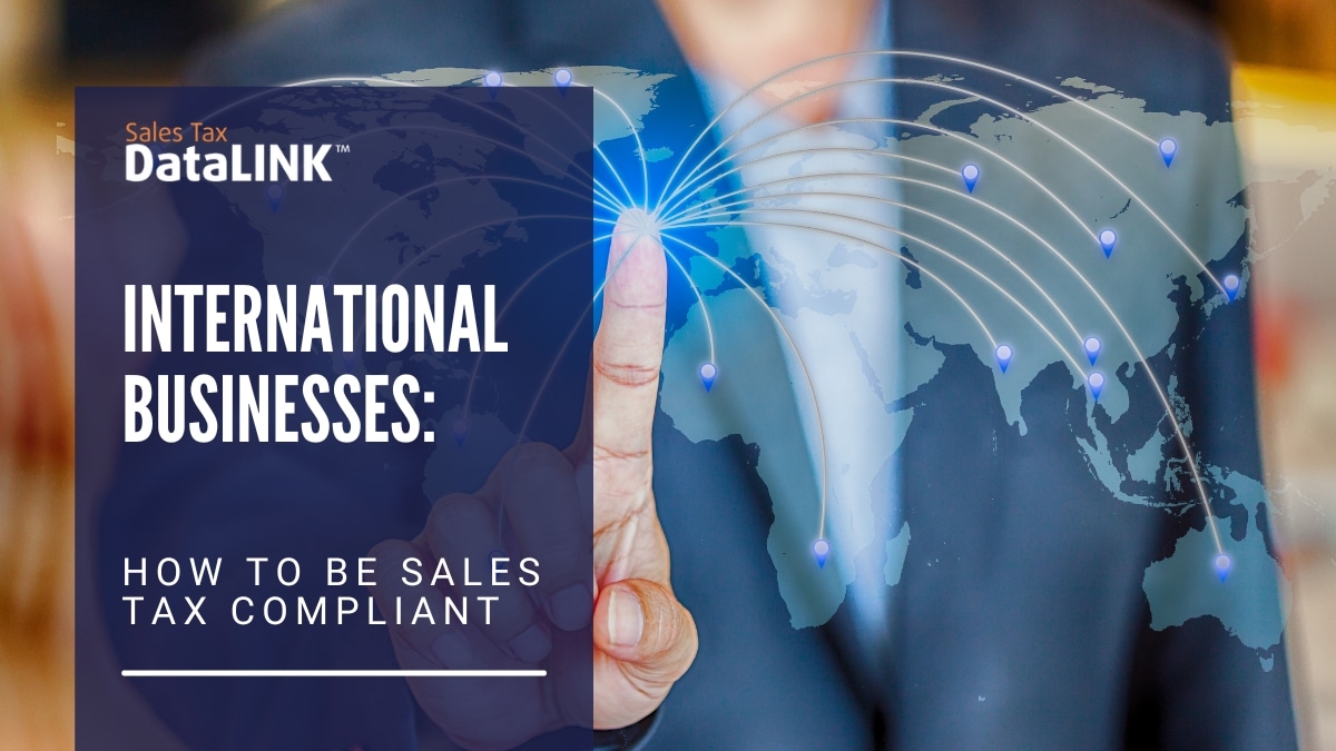 International business sales tax compliance