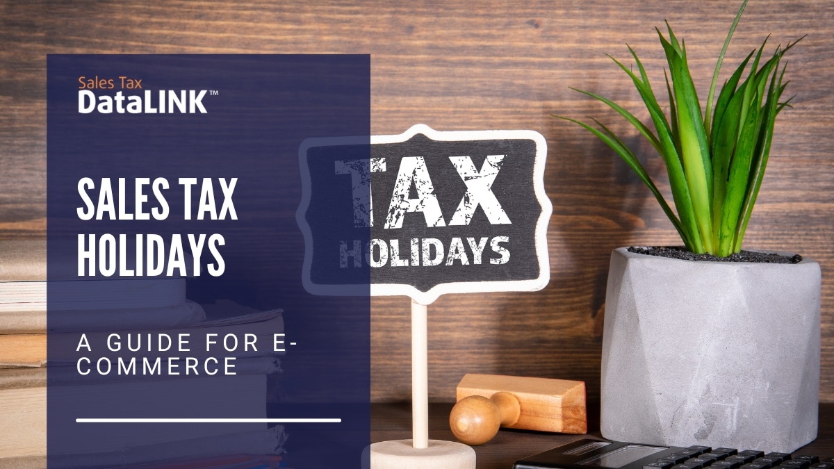 sales tax holidays
