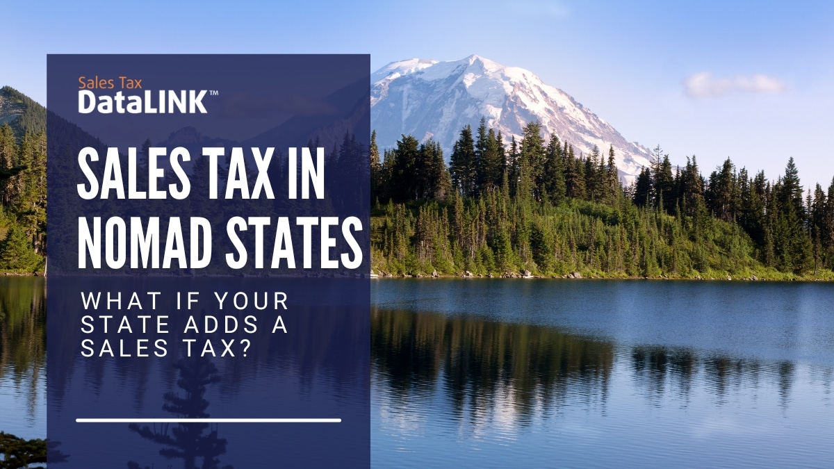sales tax in nomad states
