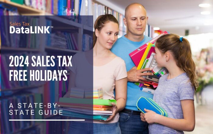 2024 Sales Tax Free Holidays